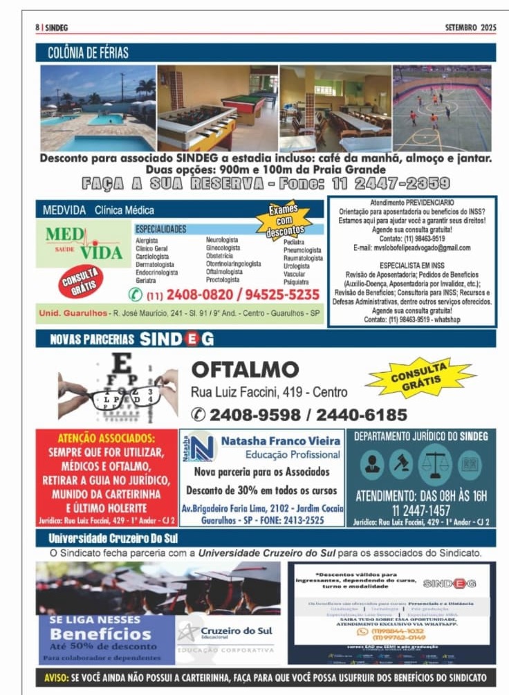 Benefícios para Associados